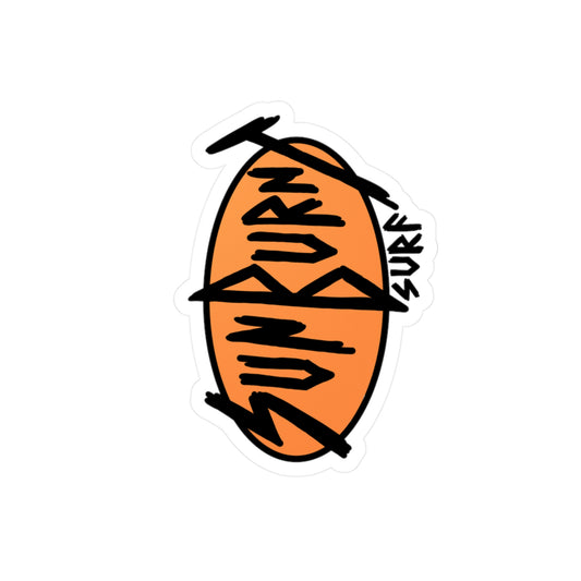 Logo Vinyl Sticker (Creamsicle Orange)