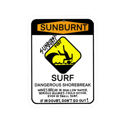 Dangerous Surf Vinyl Sticker