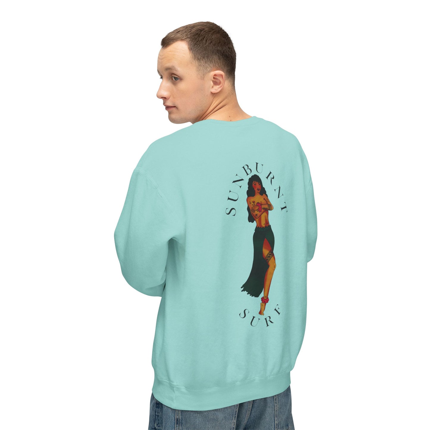 Hula Girl Lightweight Crewneck