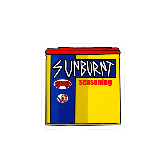 Sunburnt Seasoning Vinyl Sticker